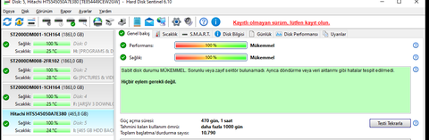 [SATILDI] SEAGATE BARRACUDA 2TB ve 500gb HDD ler