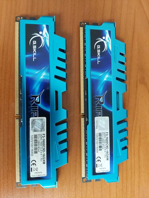 GSKILL 16GB (2x8GB) RipjawsX DDR3 1600MHz CL9 1.5V Dual Kit Ram