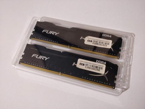 SATILDI | Kingston HyperX Fury 2*8GB 2400MHz CL15 DDR4 RAM çift modül