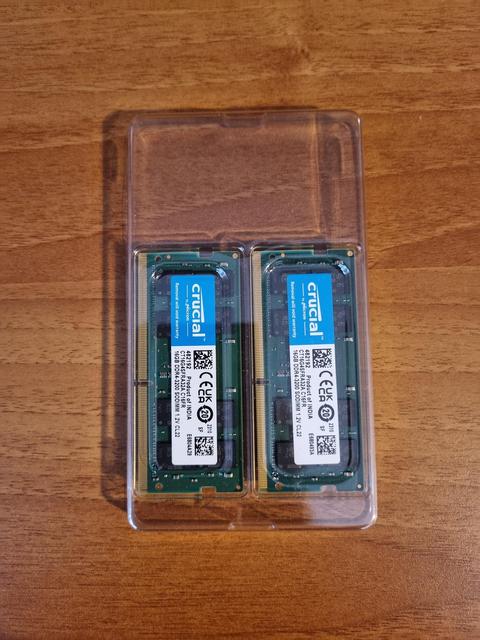 [SATILDI] Crucial 32 GB (16x2) Dual Kit DDR4 3200 Notebook RAM