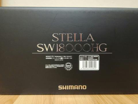 [SATILDI] Shimano Stella SW 18000 HG - Made in Japan Sıfır Olta Makinesi