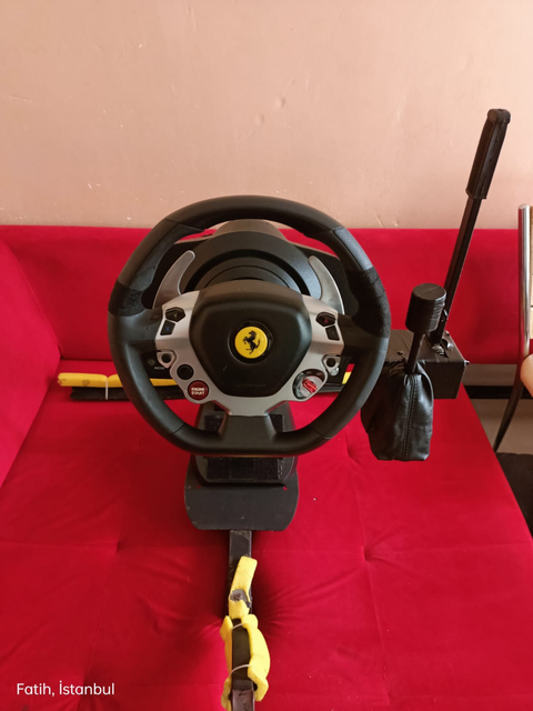 THRUSTMASTER TX FERRARI 458 ITALIA YARIŞ DİREKSİYONU FULL SET VİTES+EL FRENİ