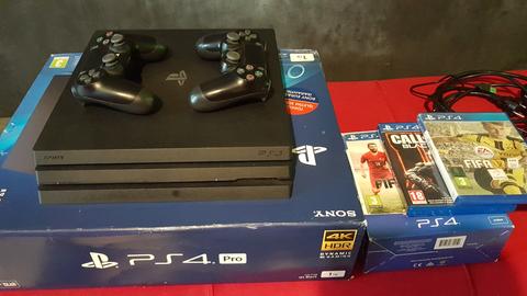 [SATILDI] PLAYSTATION 4 PRO 4K 1TB 2 KOL + 3 OYUN TERTEMİZ SORUNSUZ