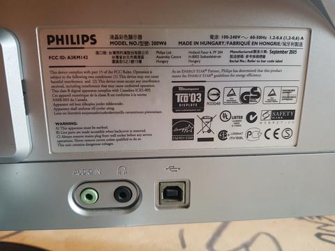 satıldı-PHILIPS 21" 1680 x 1050p 75HZ GENİŞ EKRAN MONİTOR DVI-VGA-USB HOPARLÖR