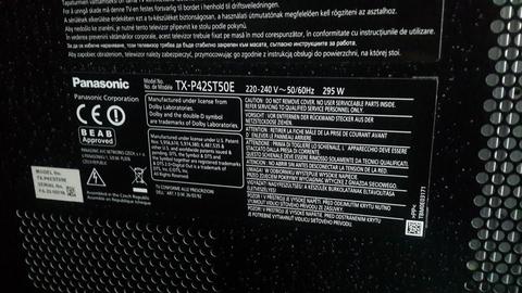 [SATILDI] PANASONIC ST50 1080P 3D NEO PLAZMA TV MÜKEMMEL GÖRÜNTÜ KALİTESİ