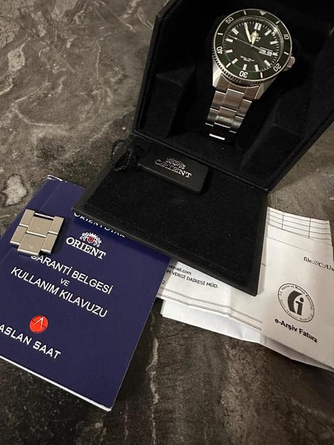 Orient Ray 3 green Orient RA-AA0914E19B Otomatik Saat