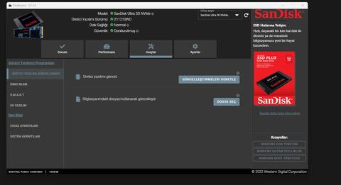 SanDisk 500GB Ultra M.2 NVME SSD