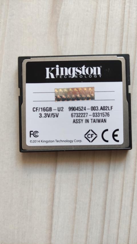 Kingston Compact Flash 16 Gb Hafıza Kartı