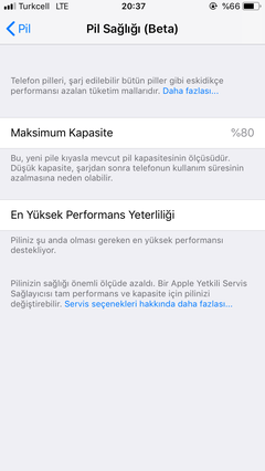 Pil Sağlığımızı paylaşıyoruz (iOS 11.3)