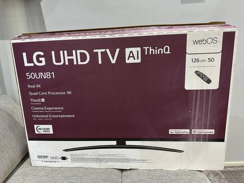 [SATILDI] LG 50" 4K LED TV 2021 MODEL - KUTULU VE FATURALI - EK GARANTİLİ