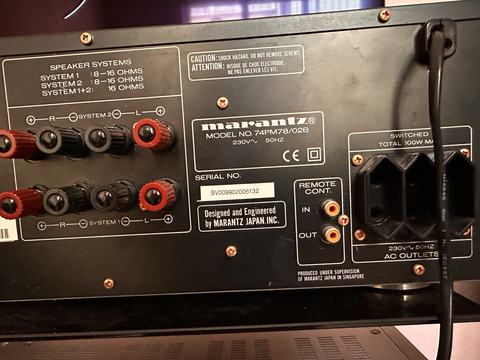 Marantz PM-78 class A Dual-Mono TAKAS OLUR !