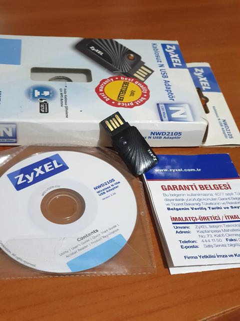 Zyxel Kablosuz Usb Wifi Alıcısı