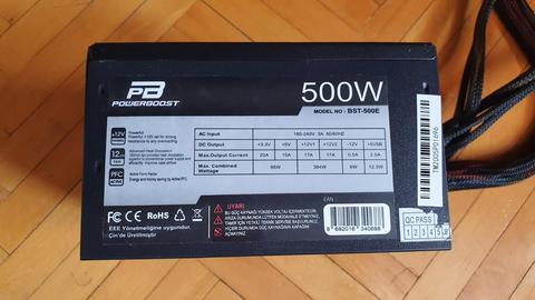 [SATILIK] PowerBoost 500W Güç Kaynağı - BST-500E