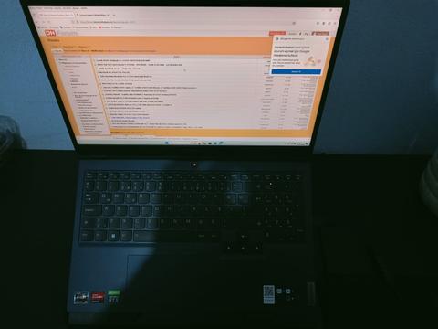 Lenovo Legion 5 (82JU00EBTX) 32GB ram, Samsung 980 Pro 1 Tb, 3060 130w ekran kartı 20.000TL