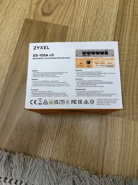 [SATILDI] [SIFIR] ZYXEL ES-105a v3 5 Port 100Mbit /ES-108A v3 8 Port 100Mbit / GS-108B v3 8 Port Gigabit Metal