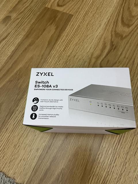 [SATILDI] [SIFIR] ZYXEL ES-105a v3 5 Port 100Mbit /ES-108A v3 8 Port 100Mbit / GS-108B v3 8 Port Gigabit Metal