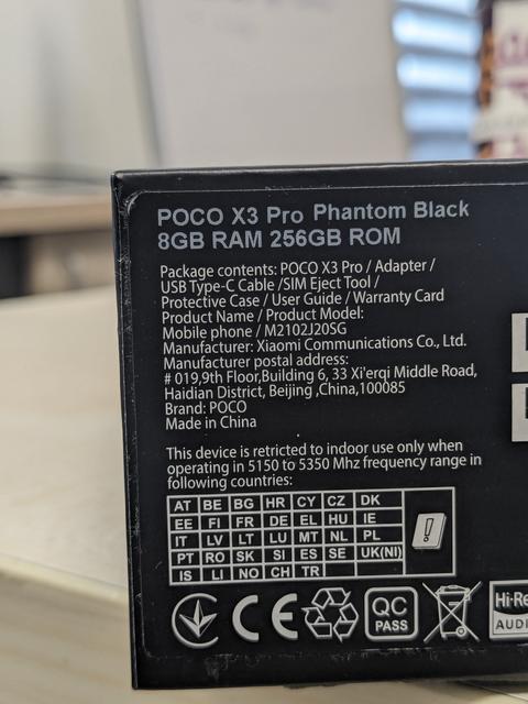 [SATILDI] Satılık Yerli Poco x3 pro 8/256 phantom black (ANK)