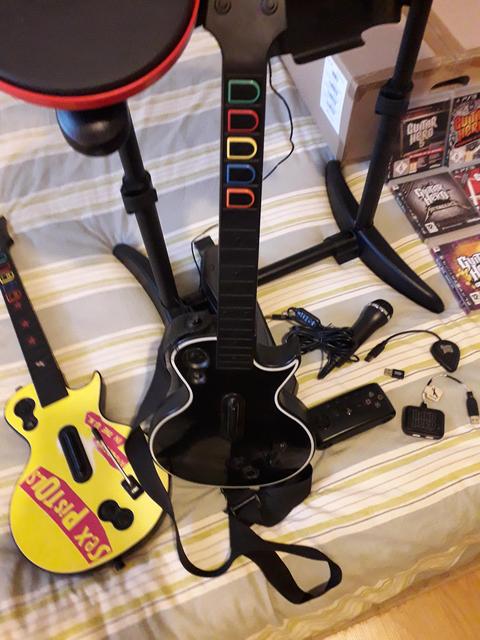 Guitar Hero (PS3)/Clone Hero (PC) Davul-Gitar-Mikrofon Seti