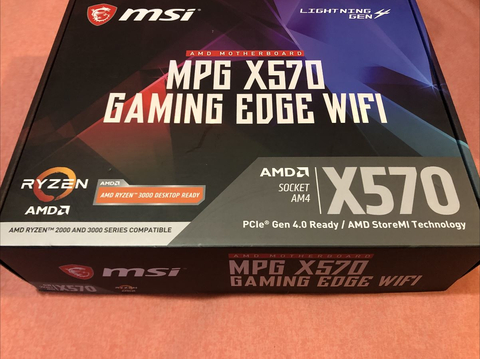 MSI MPG X570 Gaming Edge WiFi AMD X570 1866MHz DDR4 Soket AM4 ATX Anakart