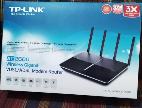 Tp-Link Archer VR2600 Wireless Gigabit VDSL/ADSL Fiber Modem Router
