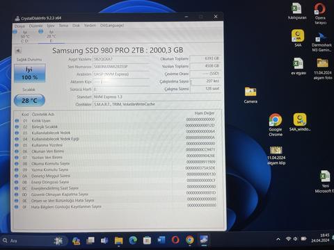 [SATILDI] SATILDI | Samsung 980 PRO 2TB 7000/5100 MB/s NVMe M.2 SSD