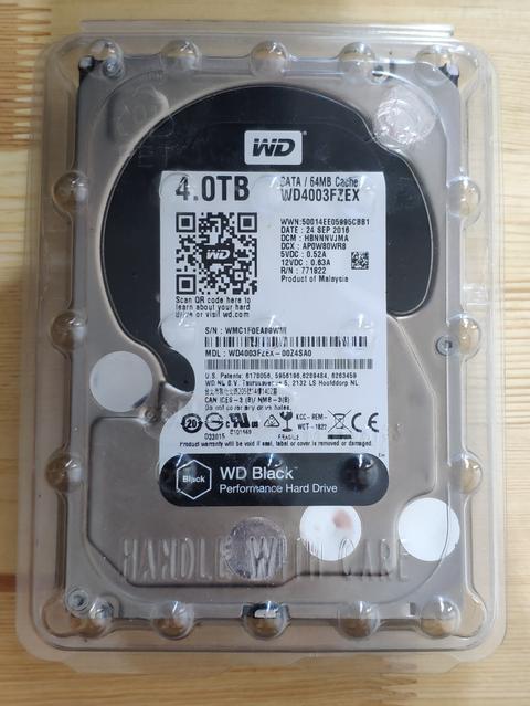 WD BLACK 4 TB 3,5' Satıldı