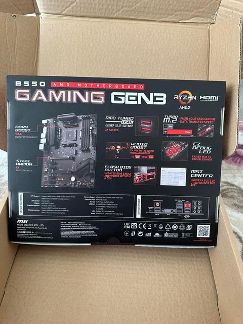 [SATILDI] SIFIR MSI B550 GAMİNG