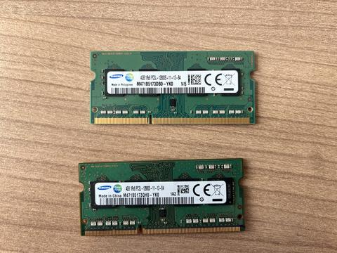 İKİLİ SET - Samsung 2x4GB 1600MHz DDR3 CL11 Ram M471B5173DB0-YK0