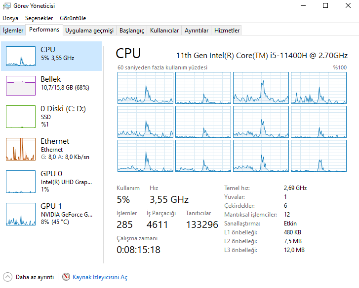 Monster Intel Core i5-11400H 16GB GTX1650