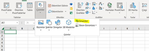 Microsoft Excel'de Akış Şeması Nasıl Oluşturulur