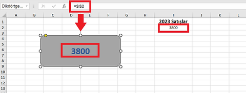 Excel’de Metin Kutularını Hücrelere Bağlama