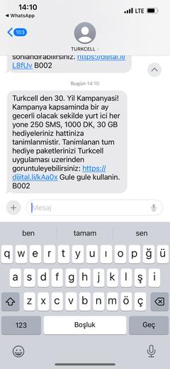 Turkcell, 30. Yıla Özel Paketleri İkiye Katlıyor