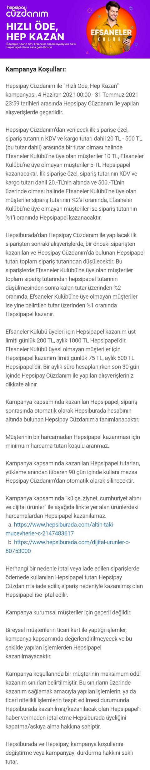 Hepsipay geldi...  Avantajlarını burada paylaşalım