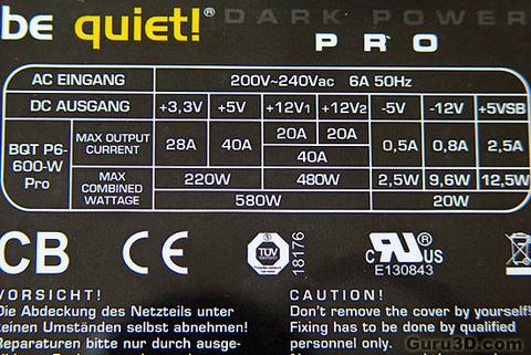 Be quiet!  - Dark Power Pro 600w