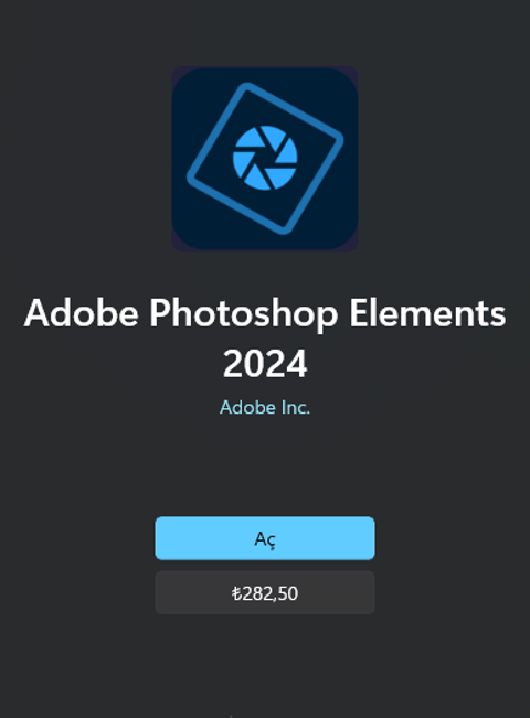 Adobe Photoshop Elements 2024 - 170TL