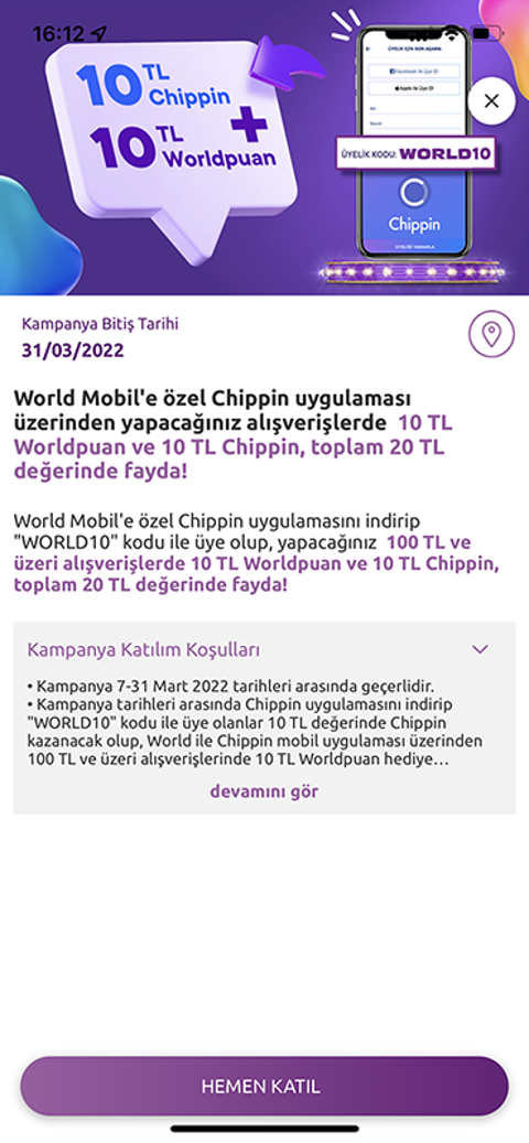 World Kart Chippin Market 150/70 ( World Puan + Chippin) (Birleşiyor) |  DonanımHaber Forum