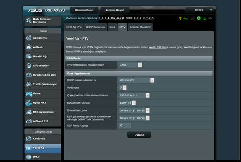 ASUS DSL-AX82U | AX5400 | VDSL MODEM | GAMING ROUTER | WiFi 6 | WPA3 | Aura RGB | IPv6 | Merlin