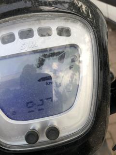 Motosiklet digital gösterge paneli silik göstermesi