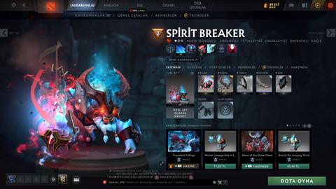 Satılık 1.9k mmr 5k bs zibilyon tane eşsiz skin ile hesap :)