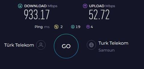 TÜRK TELEKOM 500-1000 MBPS İNTERNET KULLANICI DENEYİMLERİ (SPEEDTEST-FAST)