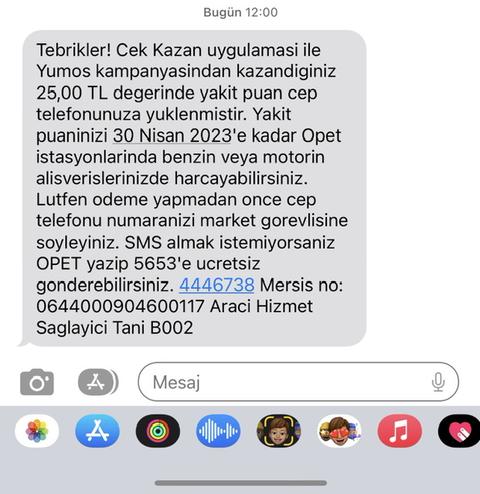 25 tl &#39;lik falım alımına 25 tl yakıt hediye (çek-kazan) BİTTİ