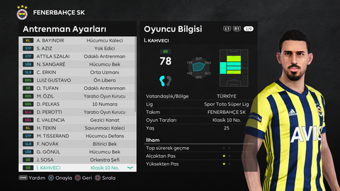 🟡🔵 eFootball PES 2021 FENERBAHÇE KARİYERİM 🟡🔵