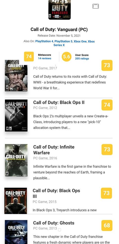 Call of Duty Vanguard [XBOX ONE-SERİES] ANA KONU