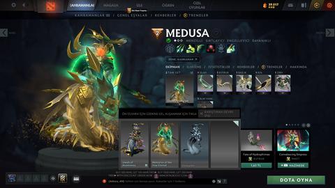 Satılık 1.9k mmr 5k bs zibilyon tane eşsiz skin ile hesap :)