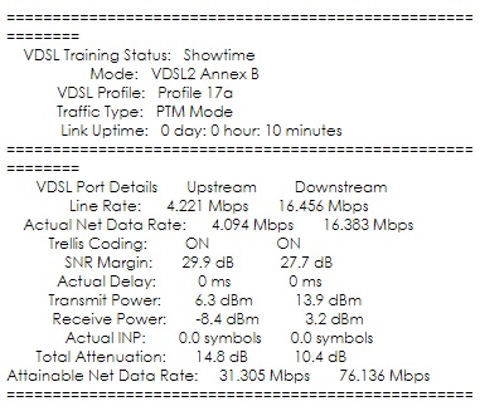 "Attainable Net Data Rate" Max alabileceğim hız sürekli düşüyor?