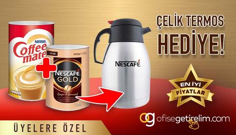 Ofisegetirelim.com Nescafe Hediye Termos Kampanyası