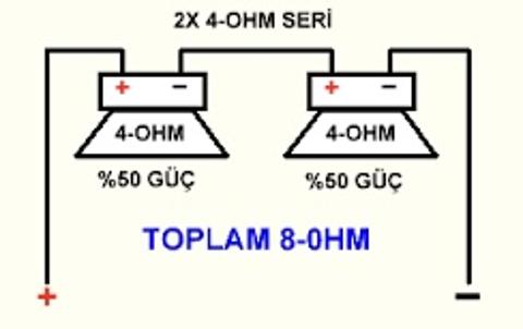 Stereo amfi devresine 3 hoparlör bağlamak