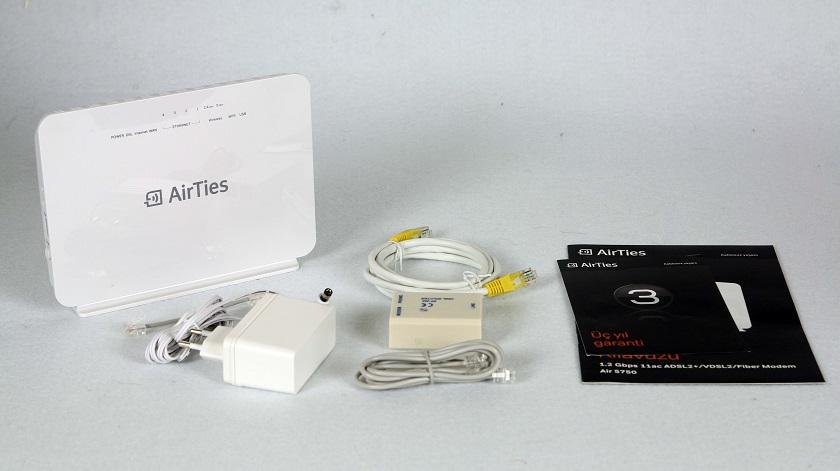  AirTies Air 5760 | 1600 Mbps | 11ac WiFi | ADSL/VDSL/Fiber Modem