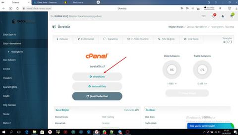 Ücretsiz Hosting Cpanel ve Ücretsiz Domain ile site kurulumu