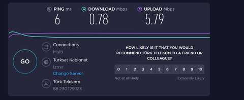 Upload hız değeri normal fakat download hız değeri 1 mbps altında YARDIMMM!!!